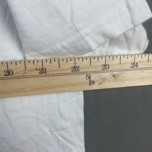 ￼ Florida International University Panther Pullover Yazbek T-Shirt XL White Vtg - Picture 7 of 7